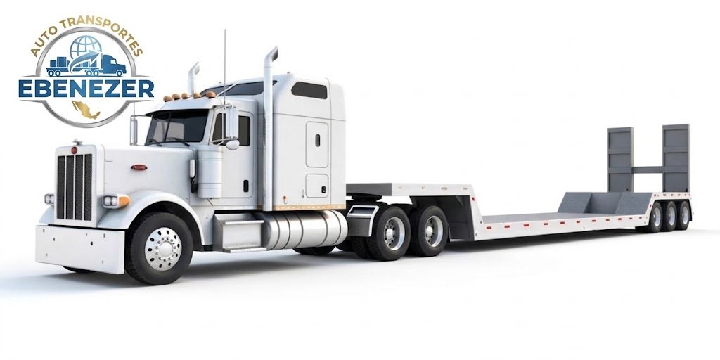 Fletes sobredimensionados Lowboy y extensibles